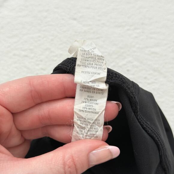 Offline By Aerie Goals Hi-Rise Bike Shorts Scalloped Hem, Size Small - Picture 5 of 6